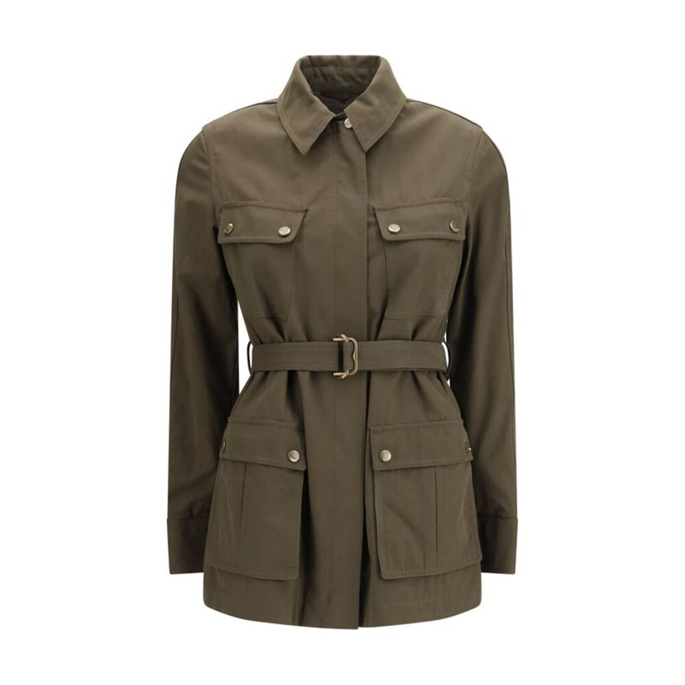 Burberry Women Gabardine Safari Jacket